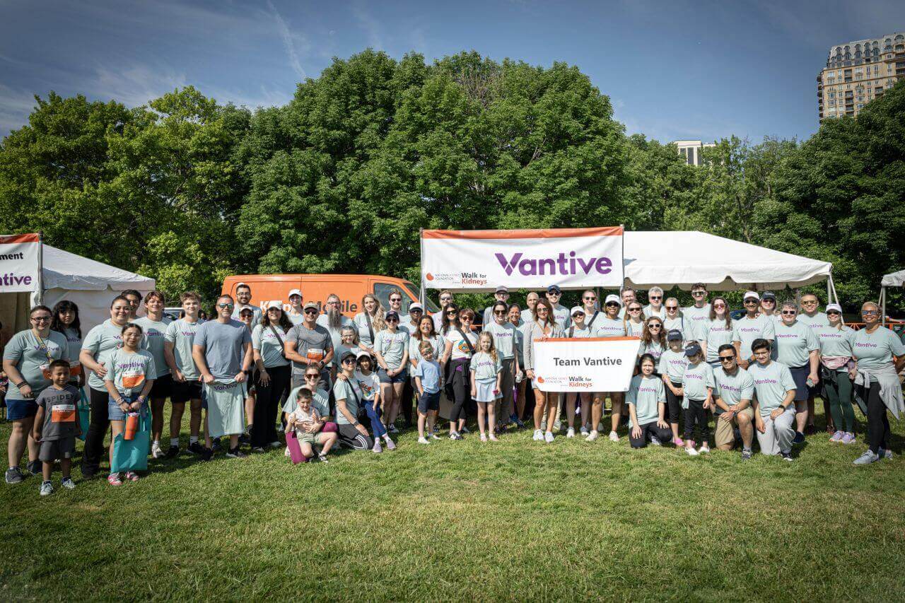 Pictured: Team Vantive at the National Kidney Foundation of Illinois’ Walk for Kidneys